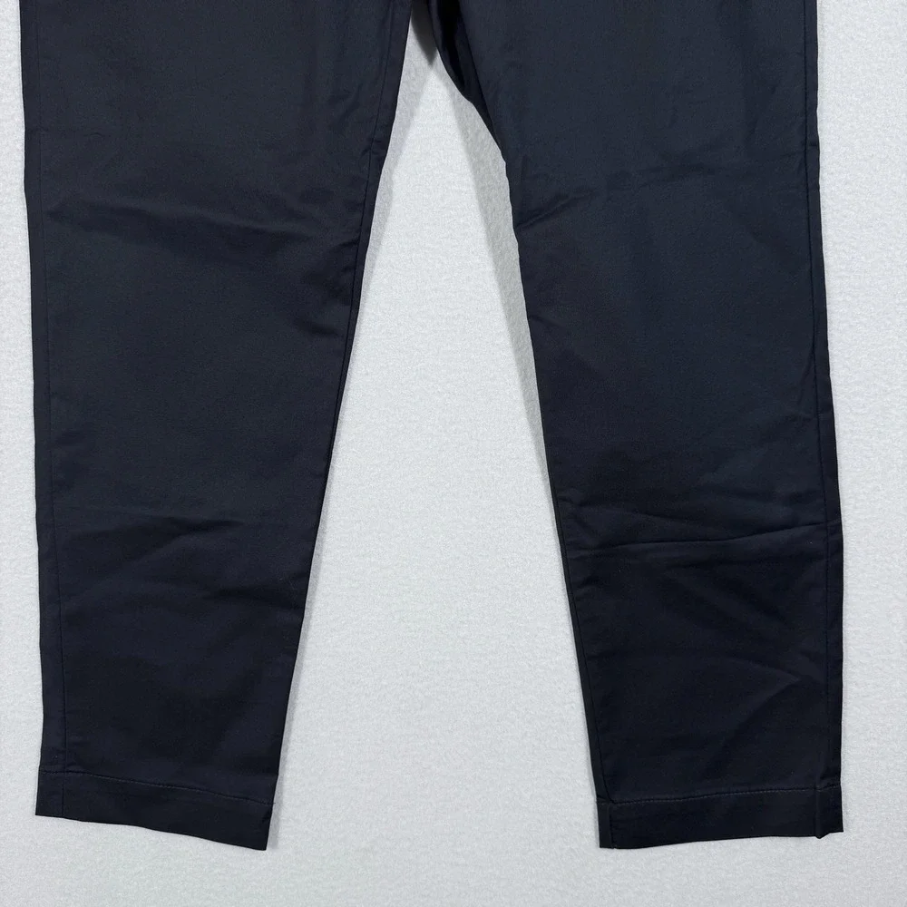 Banana Republic Pants Men 28x28 Slim Core Temp Chino Black Stretch Quick Dry NWT